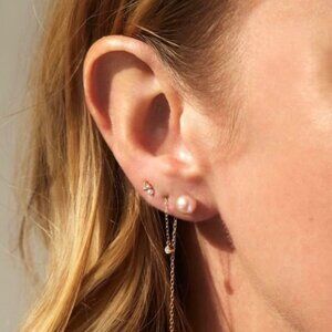 Blush Pearl Studs (pair) by Catbird